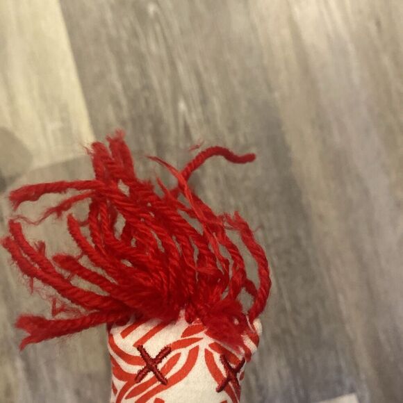 Dammit Doll Classic Stress Relief Therapy Red + White Plush Voodoo Doll 12" - Picture 3 of 4